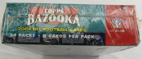 2004 Topps Bazooka Football Wax Box at PristineAuction.com 2004 Topps Bazooka Football Wax Box at PristineAuction.com