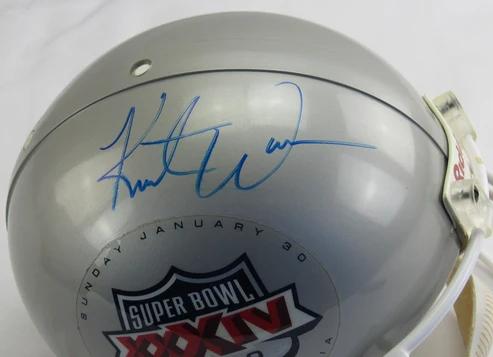 Kurt Warner Signed Super Bowl XXXIV Logo Full-Size Authentic On-Field Helmet (JSA) at PristineAuction.com Kurt Warner Signed Super Bowl XXXIV Logo Full-Size Authentic On-Field Helmet (JSA) at PristineAuction.com