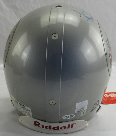 Kurt Warner Signed Super Bowl XXXIV Logo Full-Size Authentic On-Field Helmet (JSA) at PristineAuction.com Kurt Warner Signed Super Bowl XXXIV Logo Full-Size Authentic On-Field Helmet (JSA) at PristineAuction.com