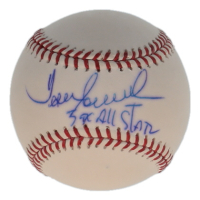 Juan Samuel Signed OML Baseball Inscribed "3x All Star" (MLB) at PristineAuction.com
