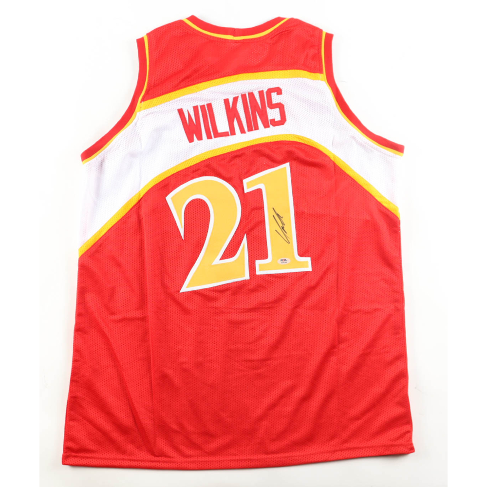 Dominique Wilkins Signed Jersey (PSA) at PristineAuction.com