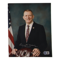 Eugene Kranz Signed "NASA" 8x10 Photo Inscribed "Flight" (Beckett) at PristineAuction.com