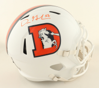 Dre Greenlaw Signed Broncos Full-Size Speed Helmet (Beckett) at PristineAuction.com