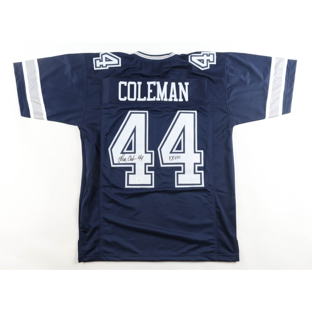 Lincoln Coleman Signed Jersey Inscribed "XXVIII" (JSA) at PristineAuction.com