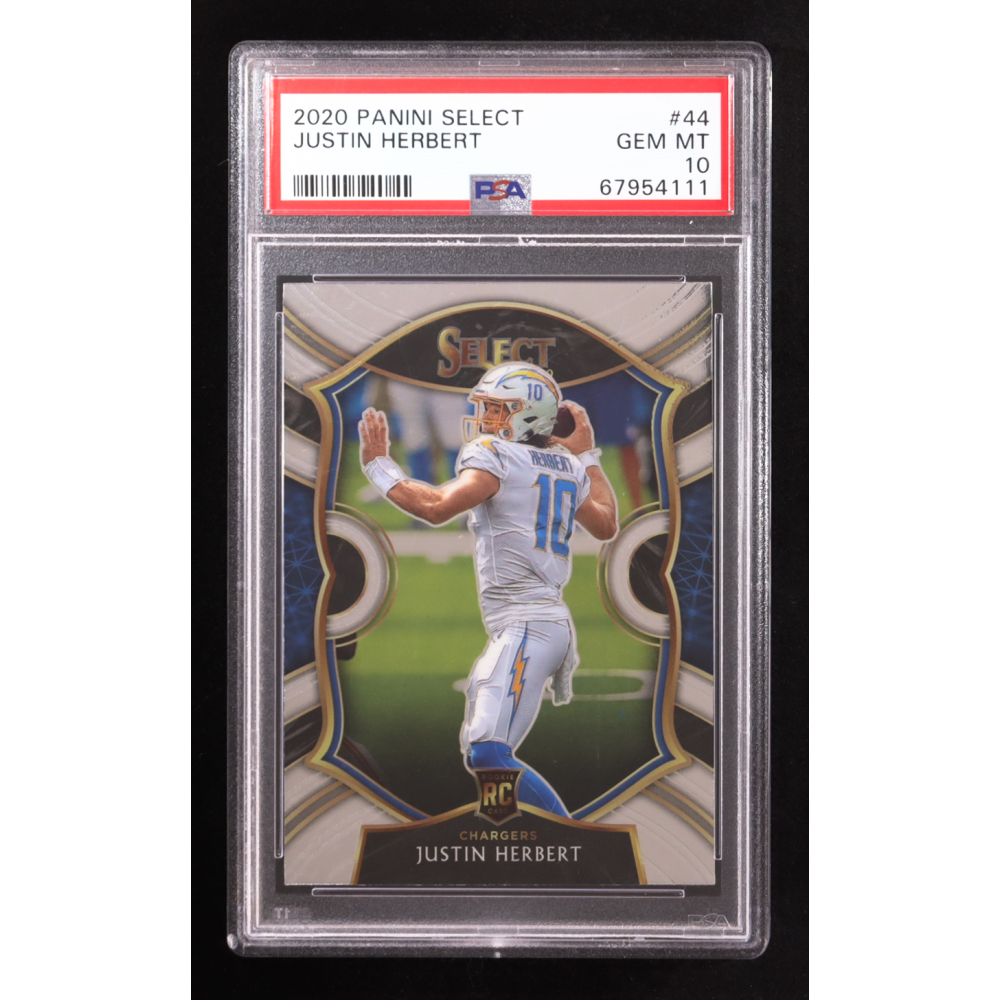 Justin Herbert 2020 Select #44 RC (PSA 10) at PristineAuction.com