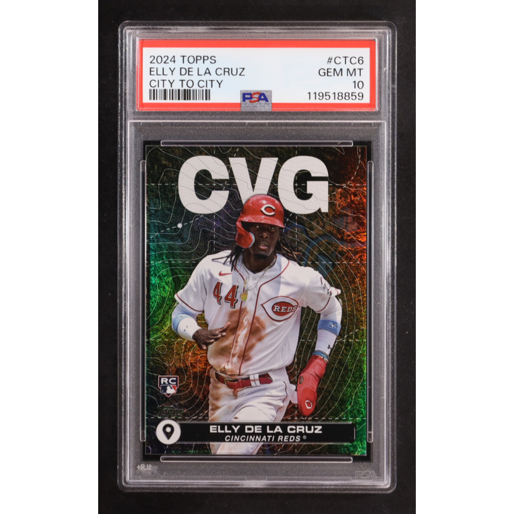 Elly De La Cruz 2024 Topps City To City #CTC6 RC (PSA 10) at PristineAuction.com