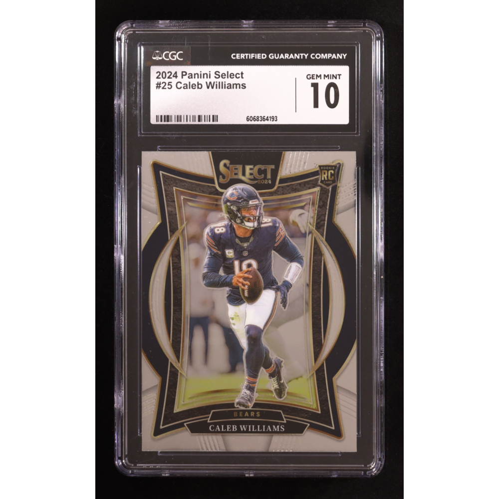 Caleb Williams 2024 Panini Select #25 RC (CGC 10) at PristineAuction.com
