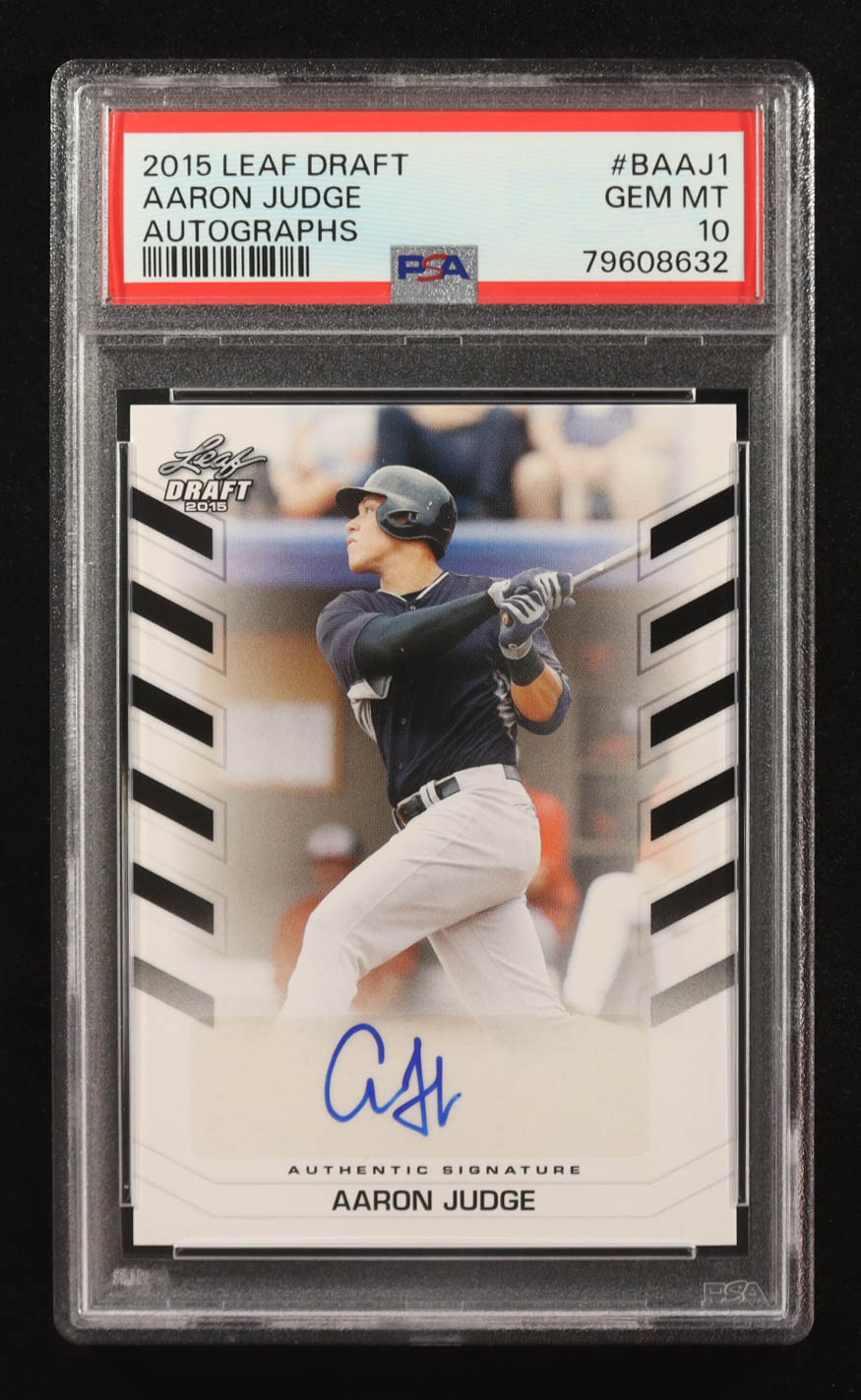 Aaron Judge 2015 Leaf Draft #BAAJ1 RC (PSA 10) at PristineAuction.com Aaron Judge 2015 Leaf Draft #BAAJ1 RC (PSA 10) at PristineAuction.com