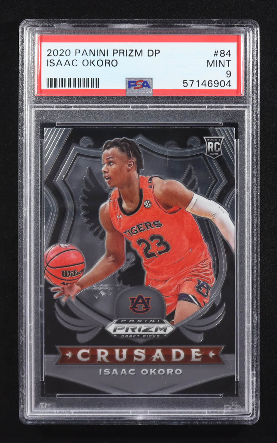 Isaac Okoro 2020 Panini Prizm DP Crusade #84 RC (PSA 9) at PristineAuction.com Isaac Okoro 2020 Panini Prizm DP Crusade #84 RC (PSA 9) at PristineAuction.com
