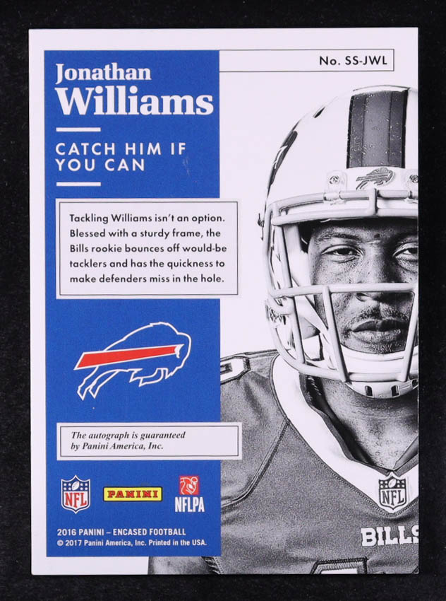 Jonathan Williams 2016 Panini Encased Scripted Signatures #18 #21/75 RC at PristineAuction.com Jonathan Williams 2016 Panini Encased Scripted Signatures #18 #21/75 RC at PristineAuction.com