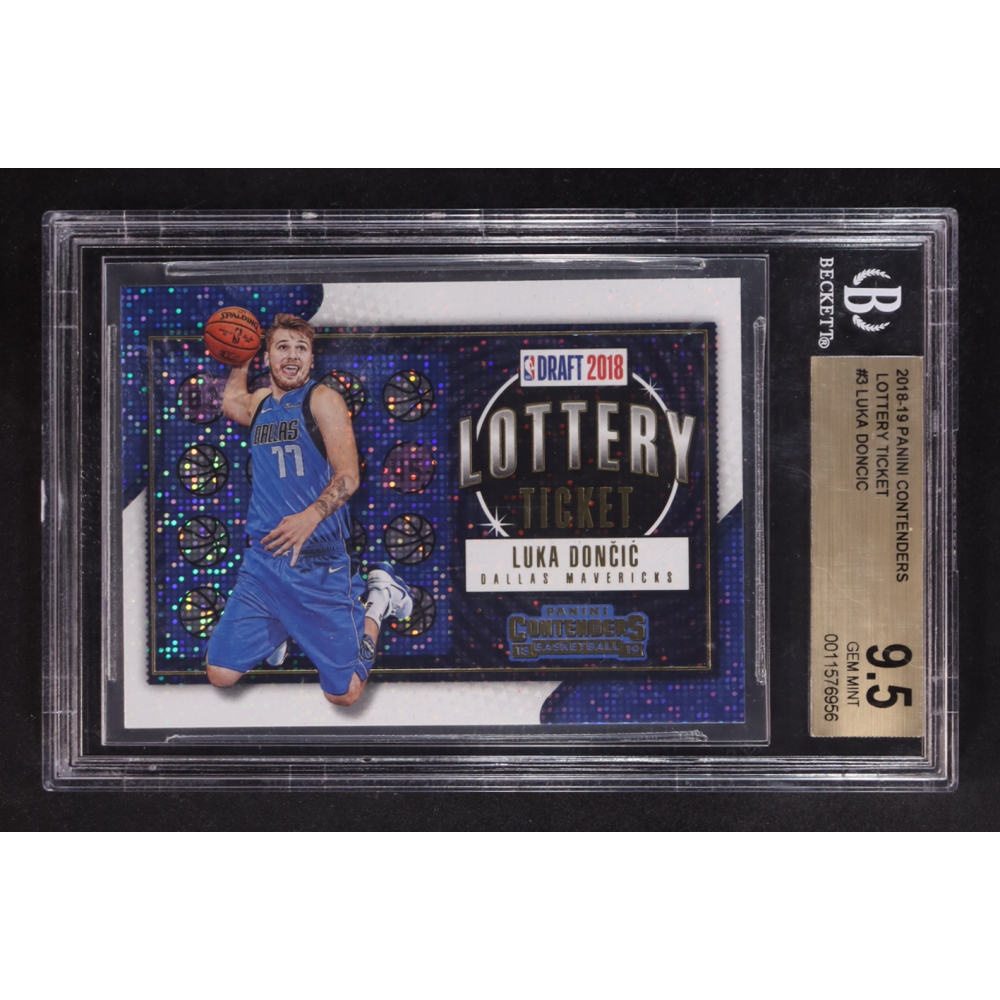 Luka Doncic 2018-19 Panini Contenders Lottery Ticket #3 RC (BGS 9.5) at PristineAuction.com