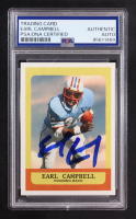 Earl Campbell Signed 2023 Topps Composite #358 Heritage (PSA Encapsulated) at PristineAuction.com