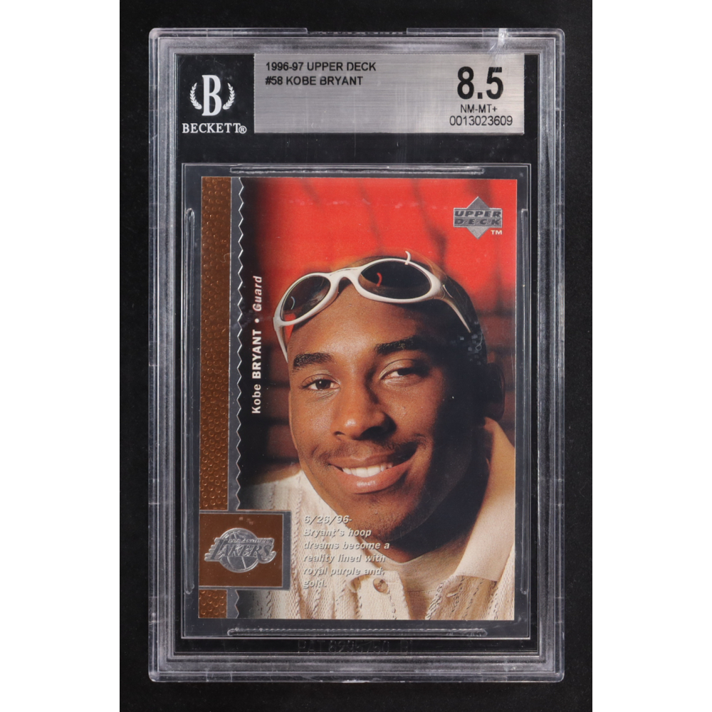 Kobe Bryant 1996-97 Upper Deck #58 RC (BGS 8.5) at PristineAuction.com