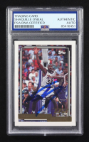 Shaquille O'Neal Signed 1992-93 Topps Gold #362 RC (PSA) at PristineAuction.com