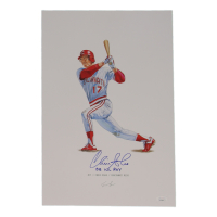 Chris Sabo Signed "#17" 11x17 Print Inscribed "88 NL ROY" (JSA) at PristineAuction.com
