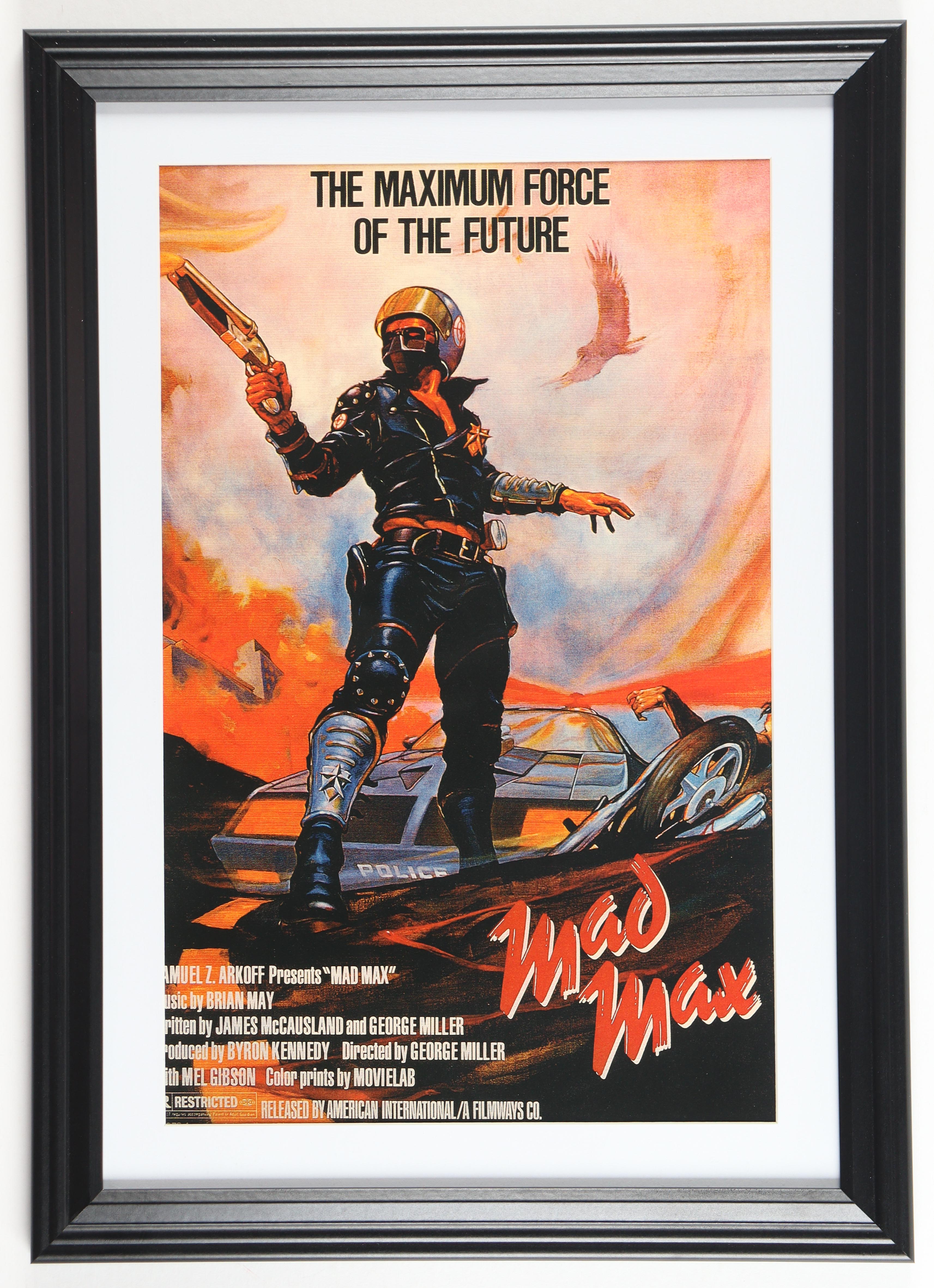 1979 "Mad Max" Custom Framed Print at PristineAuction.com 1979 "Mad Max" Custom Framed Print at PristineAuction.com
