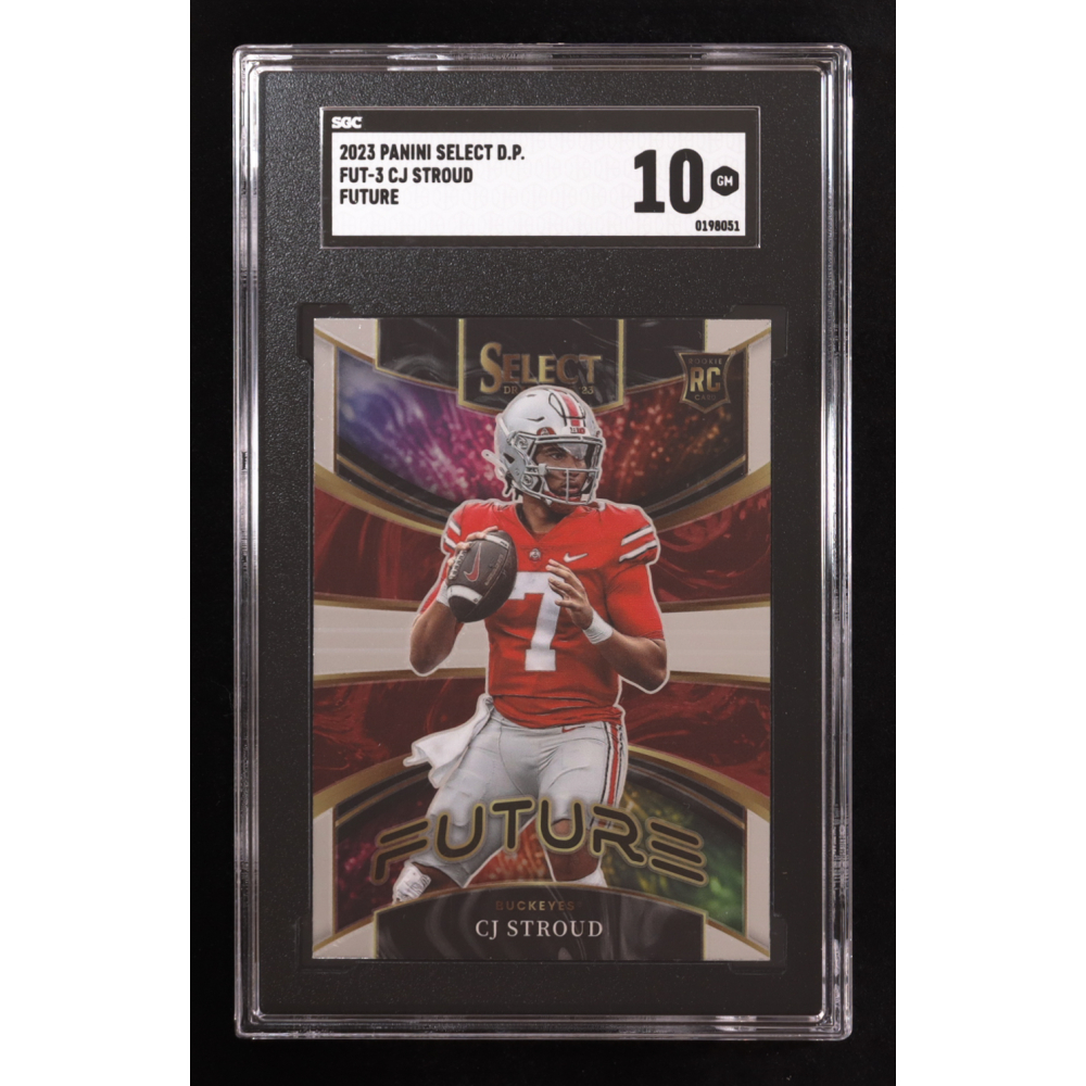 CJ Stroud 2023 Select Draft Picks Future #3 RC (SGC 10) at PristineAuction.com