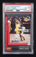 Lebron James 2019-20 Panini Instant 2020 Lakers NBA Champions #25 (PSA 8) at PristineAuction.com