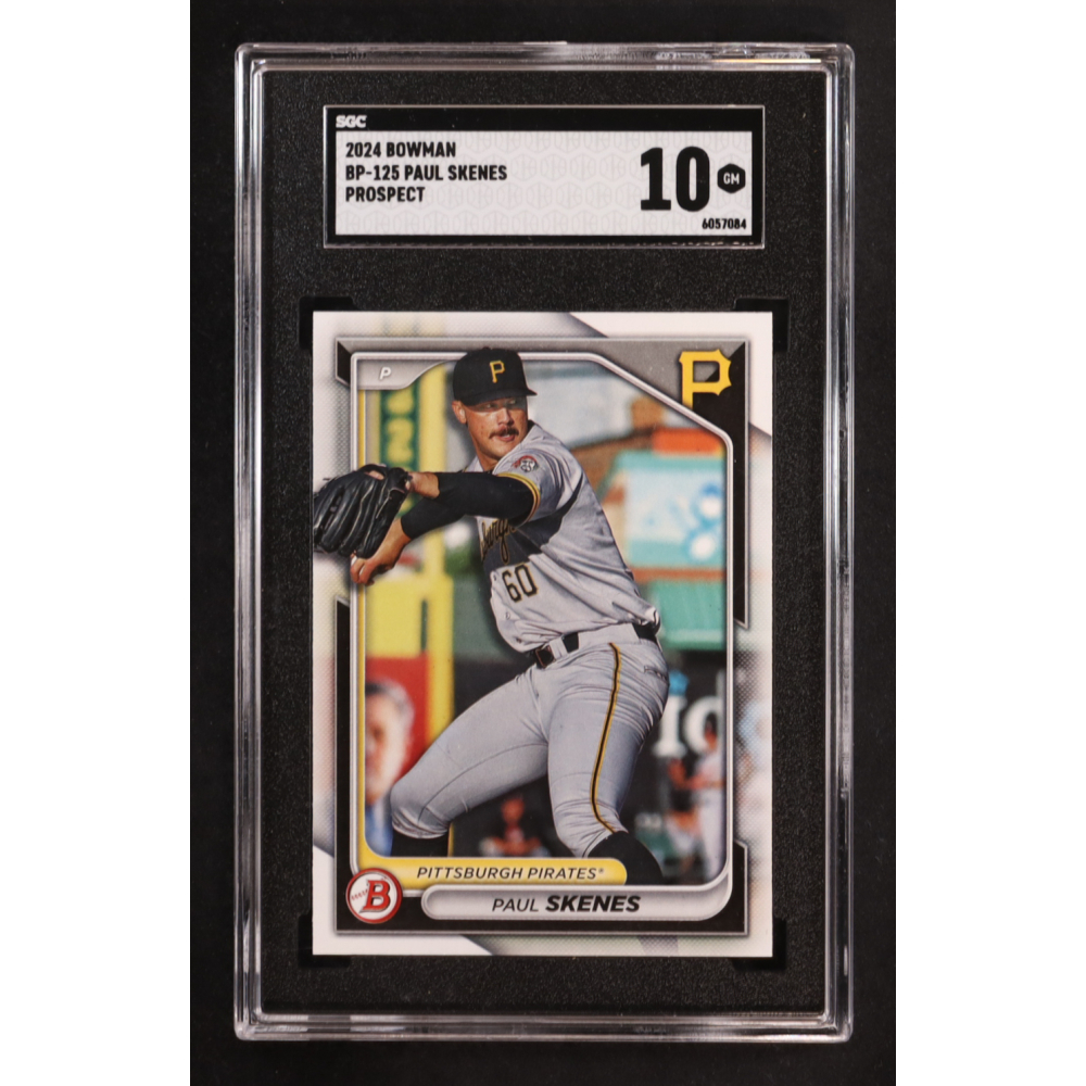 Paul Skenes 2024 Bowman Prospects #BP125 RC (SGC 10) at PristineAuction.com