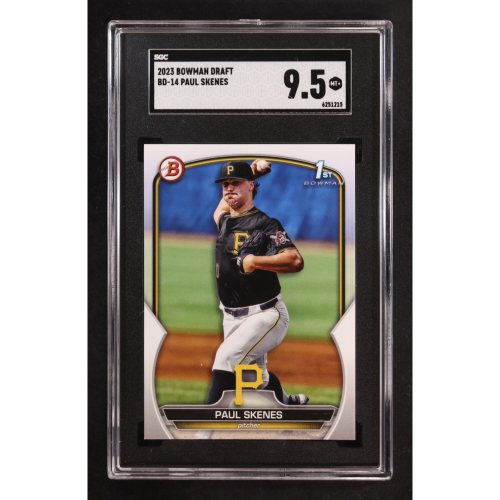 Paul Skenes 2023 Bowman Draft #BD14 RC (SGC 9.5) at PristineAuction.com