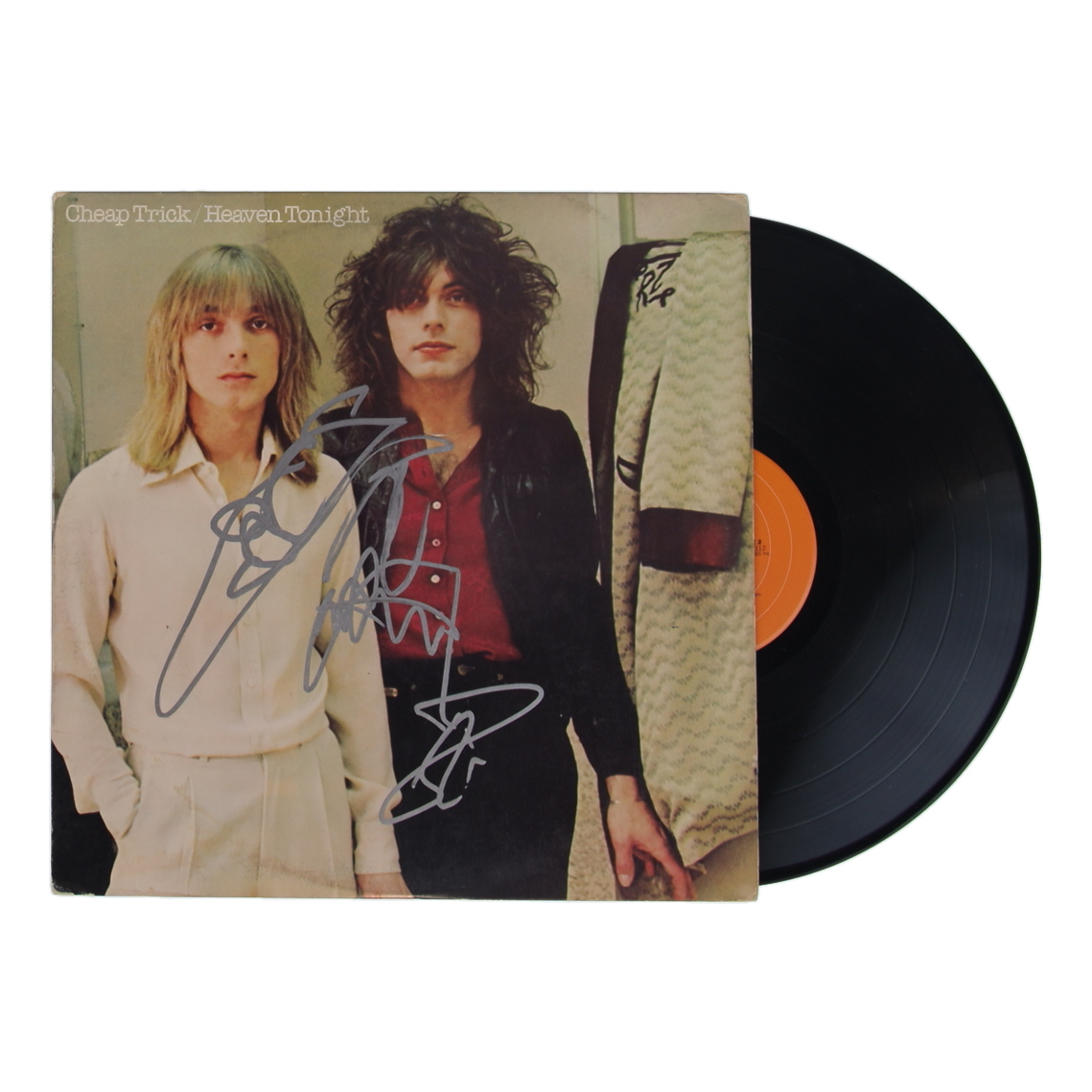 Cheap Trick "Heaven Tonight" Vinyl Record Album Band-Signed by Robin Zander, Rick Nielsen & Tom Peterson (JSA) at PristineAuction.com Cheap Trick "Heaven Tonight" Vinyl Record Album Band-Signed by Robin Zander, Rick Nielsen & Tom Peterson (JSA) at PristineAuction.com