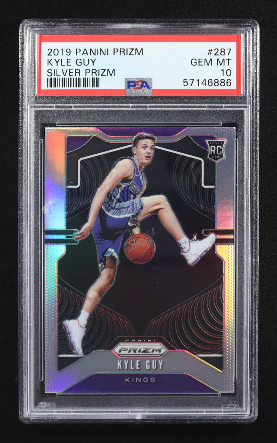 Kyle Guy 2019-20 Panini Prizm Silver #287 RC (PSA 10) at PristineAuction.com Kyle Guy 2019-20 Panini Prizm Silver #287 RC (PSA 10) at PristineAuction.com