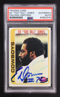Ed "Too Tall" Jones Signed 1978 Topps #429 (PSA Encapsulated) at PristineAuction.com