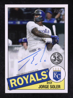 Jorge Soler 2020 Topps Update '85 Topps Autographs #85BAJS at PristineAuction.com