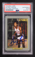 George Gervin Signed 2006-07 Topps Turkey Red #227 (PSA Encapsulated) at PristineAuction.com