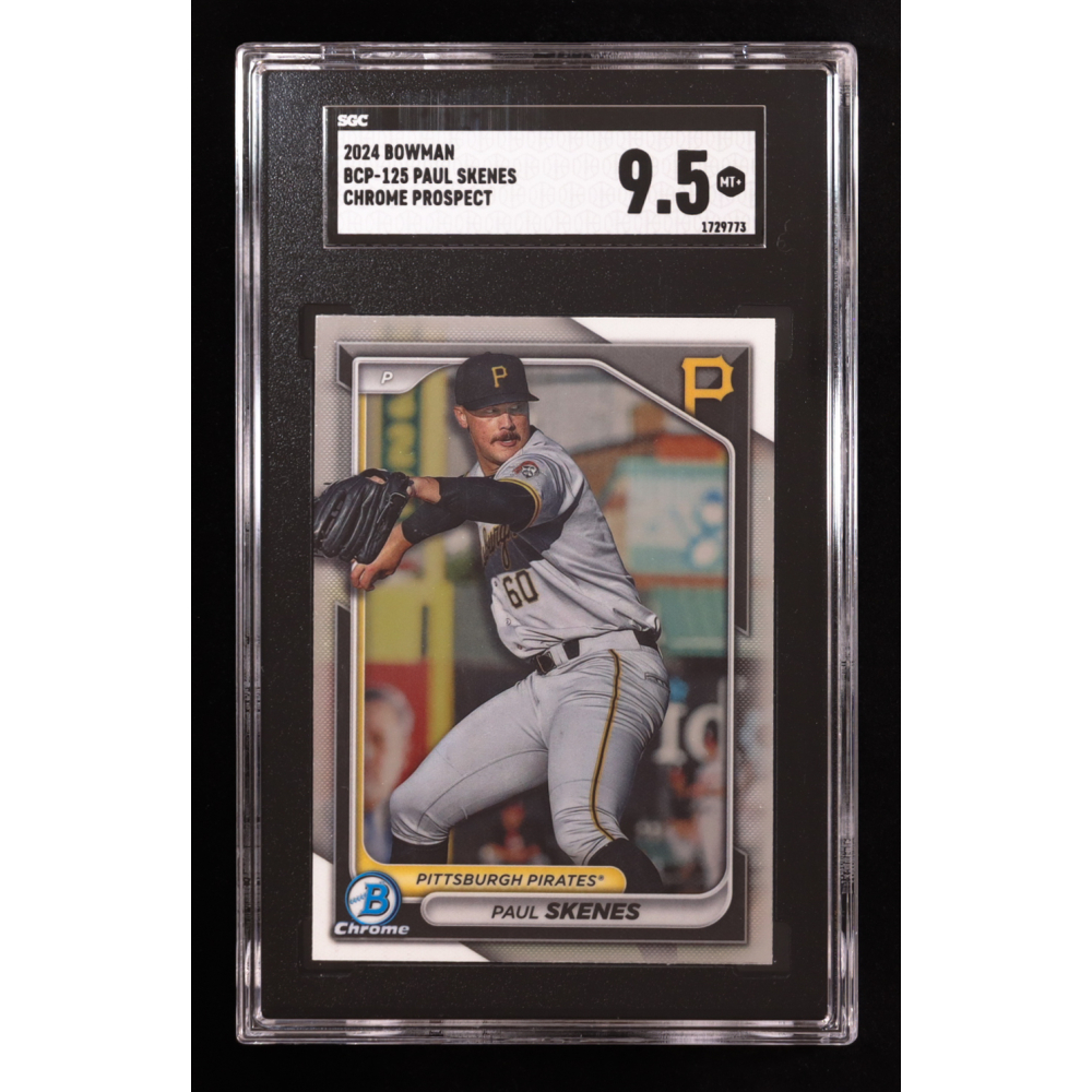 Paul Skenes 2024 Bowman Chrome Prospects #BCP125 RC (SGC 9.5) at PristineAuction.com