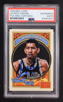 George Gervin Signed 2014 Panini Golden Age #143 (PSA Encapsulated) at PristineAuction.com