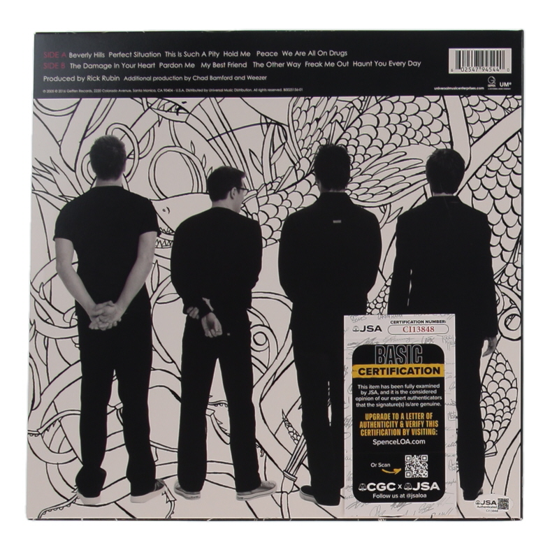 Rivers Cuomo Signed Weezer "Make Believe" Vinyl Record Album (JSA) at PristineAuction.com Rivers Cuomo Signed Weezer "Make Believe" Vinyl Record Album (JSA) at PristineAuction.com