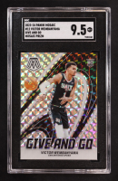 Victor Wembanyama 2023-24 Panini Mosaic Give and Go Mosaic #12 RC (SGC 9.5) at PristineAuction.com