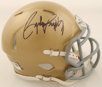 Rudy Ruettiger Signed Notre Dame Fighting Irish Speed Mini Helmet (Fanatics) at PristineAuction.com