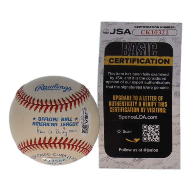 Ricky Ledee Signed OAL Baseball (Steiner & JSA) at PristineAuction.com Ricky Ledee Signed OAL Baseball (Steiner & JSA) at PristineAuction.com