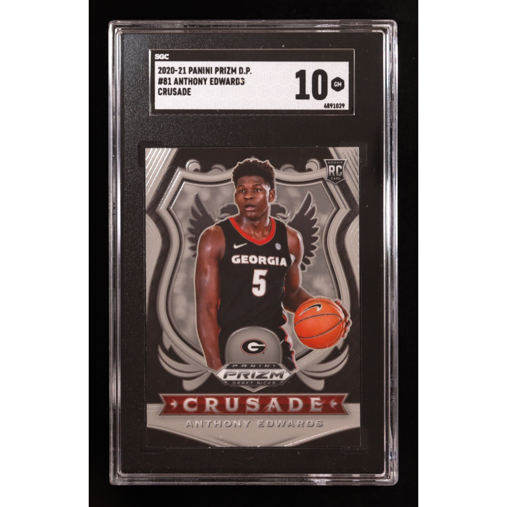 Anthony Edwards 2020-21 Panini Prizm Draft Picks #81 CR RC (SGC 10) at PristineAuction.com