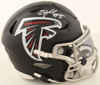 Drake London Signed Falcons Mid-Size SpeedFlex Helmet With Visor (Fanatics) at PristineAuction.com