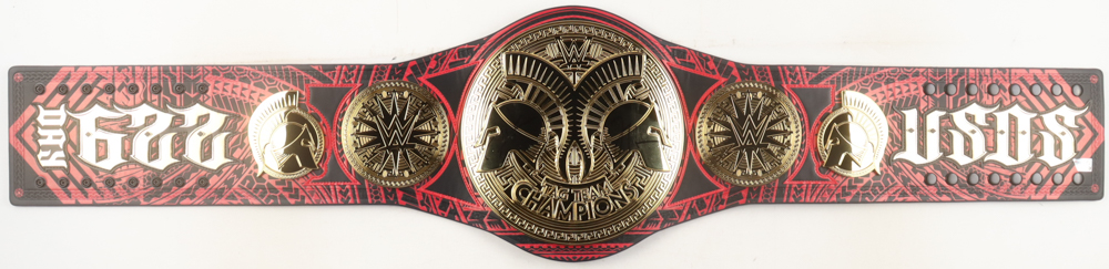 Jimmy Uso & Jey Uso Signed Full-Size Tag-Team Champions Wrestling Belt (Fanatics) at PristineAuction.com Jimmy Uso & Jey Uso Signed Full-Size Tag-Team Champions Wrestling Belt (Fanatics) at PristineAuction.com
