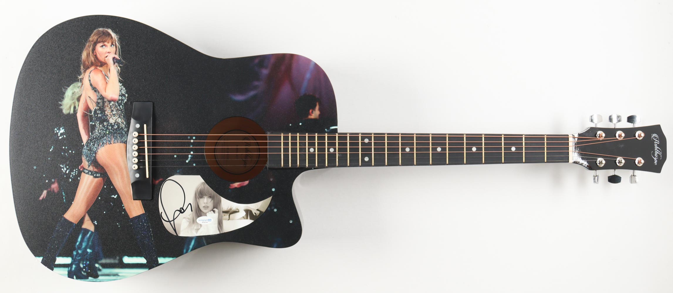 Taylor Swift Guitar with Signed Custom Insert Pickguard (ACOA) at PristineAuction.com Taylor Swift Guitar with Signed Custom Insert Pickguard (ACOA) at PristineAuction.com