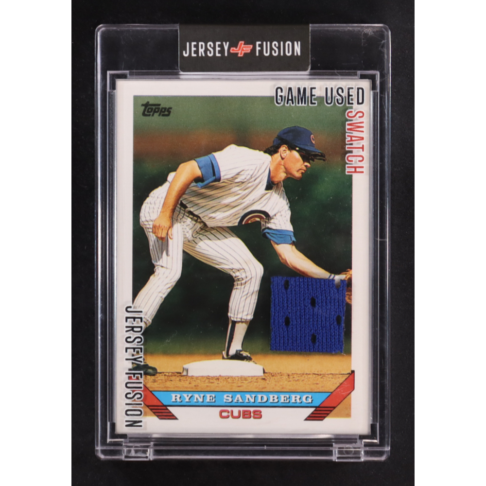 Ryne Sandberg 2022 Jersey Fusion Game-Used Swatch #RS90 at PristineAuction.com
