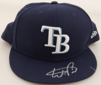 Wander Franco Signed Rays Fitted Hat (Fanatics & MLB) at PristineAuction.com