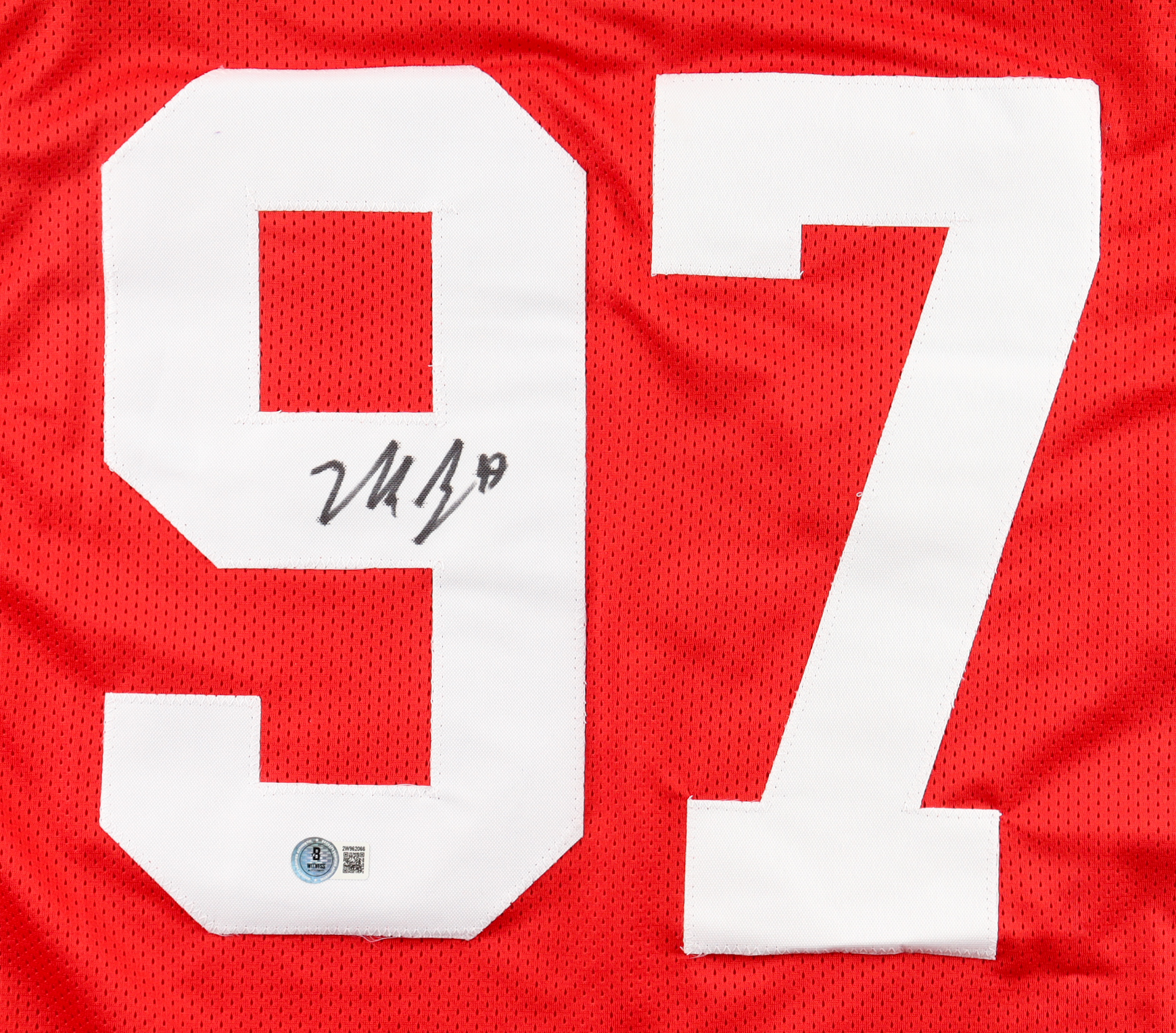 Nick Bosa Signed Jersey (Beckett) at PristineAuction.com Nick Bosa Signed Jersey (Beckett) at PristineAuction.com