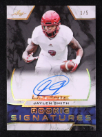 Jaylen Smith 2019 Leaf Ultimate Rookie Signatures #URSJS5 #1/5 RC at PristineAuction.com