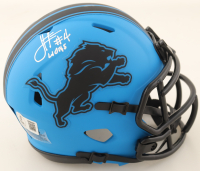 Jason Hanson Signed Lions Rave Alternate Speed Mini Helmet (Beckett) at PristineAuction.com