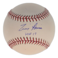 Tim Raines Signed OML Baseball Inscribed "HOF 17" (JSA) at PristineAuction.com
