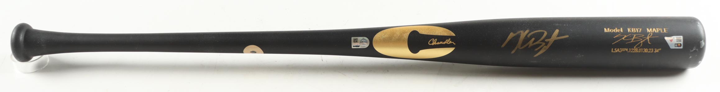 Kris Bryant Signed Chandler Player Model Baseball Bat (MLB & Fanatics) at PristineAuction.com Kris Bryant Signed Chandler Player Model Baseball Bat (MLB & Fanatics) at PristineAuction.com