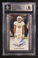 Bijan Robinson Signed 2020 Leaf Metal All-American Bowl #3 (BGS Encapsulated) at PristineAuction.com