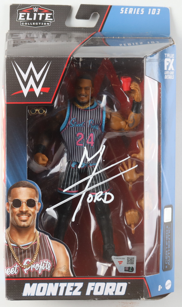 Montez Ford Signed Mattel WWE Elite Collection Action Figure (Fanatics) at PristineAuction.com Montez Ford Signed Mattel WWE Elite Collection Action Figure (Fanatics) at PristineAuction.com