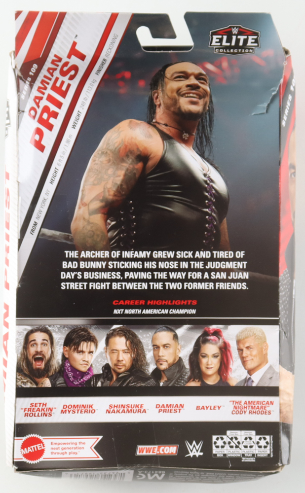 Damian Priest Signed Mattel WWE Elite Collection Action Figure (Fanatics) at PristineAuction.com Damian Priest Signed Mattel WWE Elite Collection Action Figure (Fanatics) at PristineAuction.com