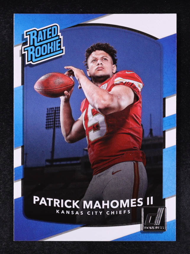 Patrick Mahomes 2017 Donruss #327 II RR RC at PristineAuction.com Patrick Mahomes 2017 Donruss #327 II RR RC at PristineAuction.com